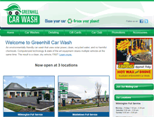 Tablet Screenshot of greenhillcarwash.com